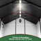 [08X12FT] Large Polypropylene Storage Shed With Reinforced Floor And Lockable Swing Doors (SAK07451) - Saksby Wholesale - Durability