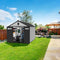 [08X12FT] Large Polypropylene Storage Shed With Reinforced Floor And Lockable Swing Doors (SAK07451) - Saksby Wholesale - Lifestyle