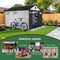 [08X12FT] Large Polypropylene Storage Shed With Reinforced Floor And Lockable Swing Doors (SAK07451) - Saksby Wholesale - Various Usage
