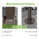 [09X10FT] Premium Outdoor Hardtop Grill Gazebo With Shelves (SAK90431) - Saksby Wholesale - Dimensions