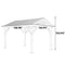[09X11] Heavy Duty All-Weather Hard Top Wooden Carport Gazebo With Galvanized Steel Roof (SAK391875) - Saksby Wholesale - Dimensions