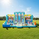 10-in-1 Inflatable Water Slide Bounce House With Blower (SAK26370) - Saksby Wholesale - Lifestyle Front View