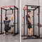 1000LBS Multi-Functional Barbell Rack Squat Power Cage With Weight Bench (SAK35822) - Saksby Wholesale - Actual Use