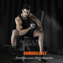 1000LBS Multi-Functional Barbell Rack Squat Power Cage With Weight Bench (SAK35822) - Saksby Wholesale - Dumbbell Fly