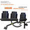 1000LBS Multi-Functional Barbell Rack Squat Power Cage With Weight Bench (SAK35822) - Saksby Wholesale - Leather Seats Weight Capacity