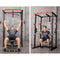 1000LBS Multi-Functional Barbell Rack Squat Power Cage With Weight Bench (SAK35822) - Saksby Wholesale - Barbell 
