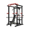 1000LBS Multi-Functional Barbell Rack Squat Power Cage With Weight Bench (SAK35822) - Saksby Wholesale - Side View White Background