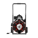 [100FT x 3/8"] Electric Sewer Drain Cleaner Snake Clog Machine W/ Cutter (SAK53785) - Saksby Wholesale - Back View
