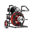 [100FT x 3/8"] Electric Sewer Drain Cleaner Snake Clog Machine W/ Cutter (SAK53785) - Saksby Wholesale - Engine View
