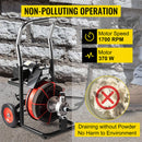 [100FT x 3/8"] Electric Sewer Drain Cleaner Snake Clog Machine W/ Cutter (SAK53785) - Saksby Wholesale - Motor Speed Details
