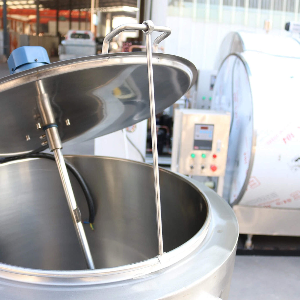 Heavy-Duty Stainless Steel Commercial Milk And Ice Cream Mix Pasteurizer Machine [Without Plug] (SAK81320)