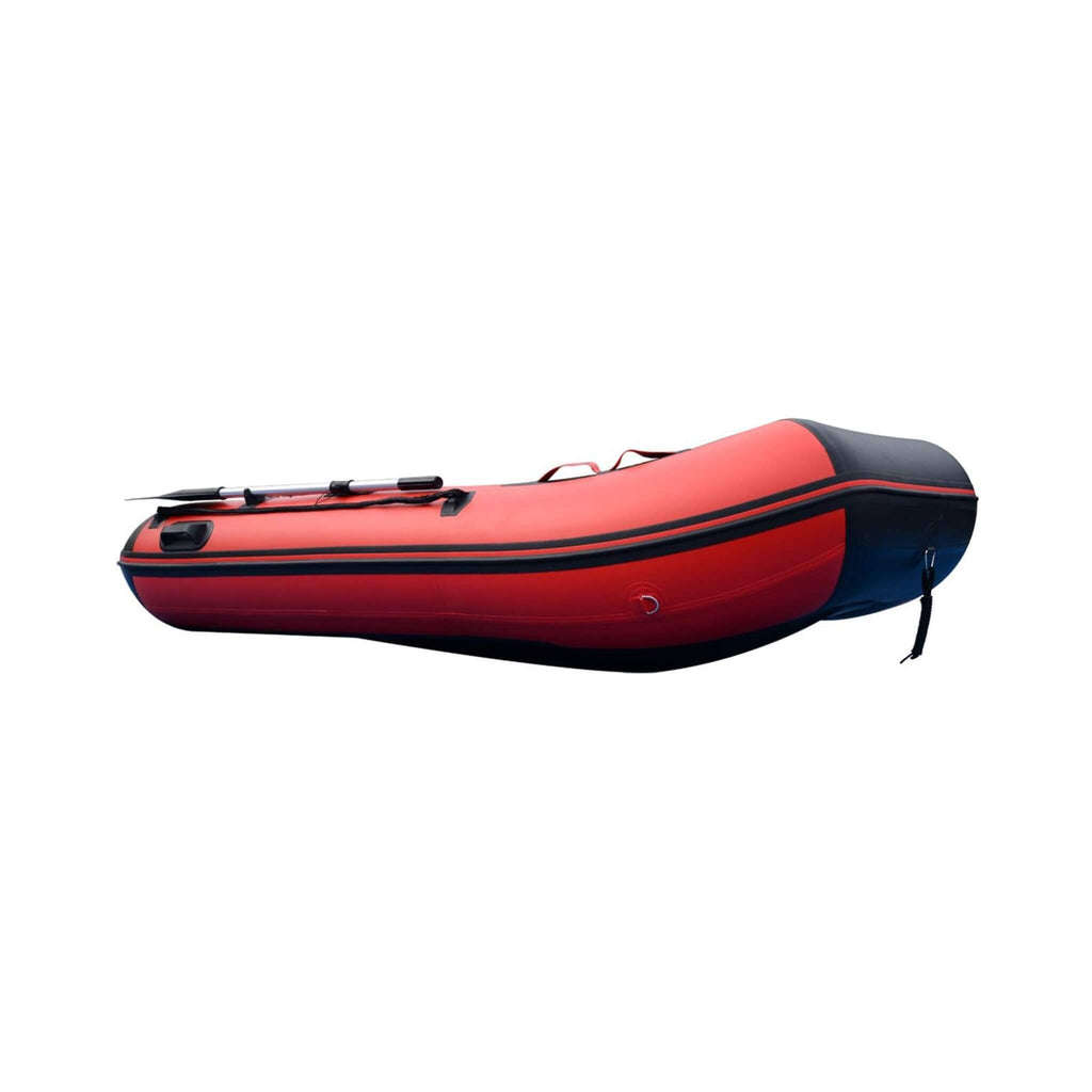 10FT Inflatable 4-Person Rafting Fishing Dinghy Tender Pontoon Boat (SAK20749) - Saksby Wholesale - Left Side View