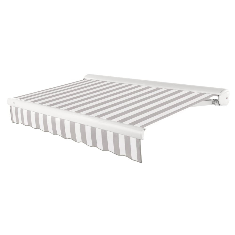 [10x10FT] AWNTECH Key West Premium Electric Outdoor Motorized Retractable Awning (FCL10/FCR10-SBY) (SAK62183)-SAKSBY