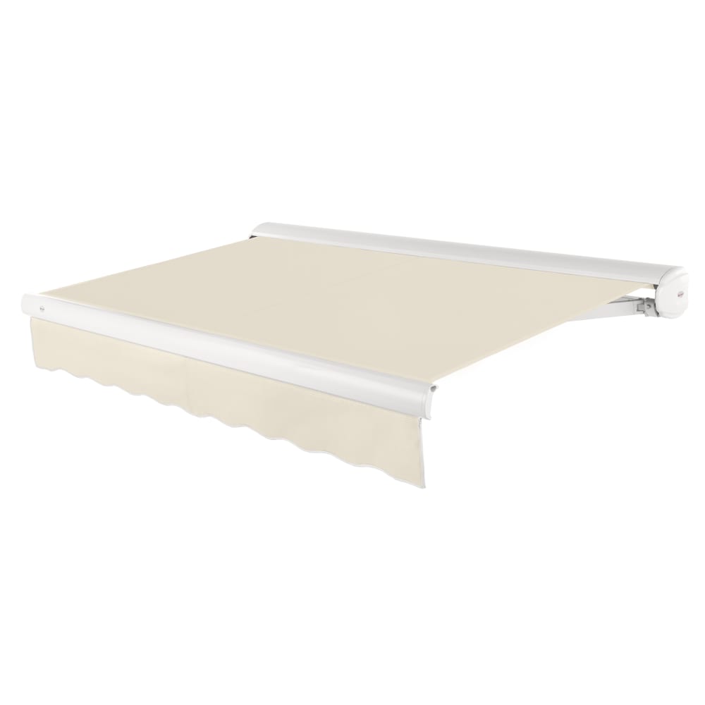 [10x10FT] AWNTECH Key West Premium Electric Outdoor Motorized Retractable Awning (FCL10/FCR10-SBY) (SAK62183)-SAKSBY
