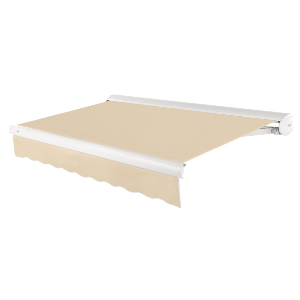 [10x10FT] AWNTECH Key West Premium Electric Outdoor Motorized Retractable Awning (FCL10/FCR10-SBY) (SAK62183)-SAKSBY
