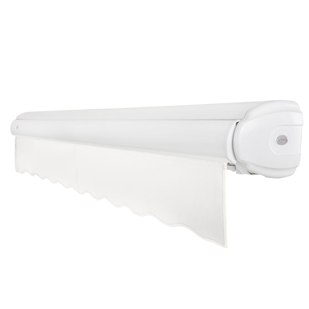 [10x10FT] AWNTECH Key West Premium Electric Outdoor Motorized Retractable Awning (FCL10/FCR10-SBY) (SAK62183)-SAKSBY