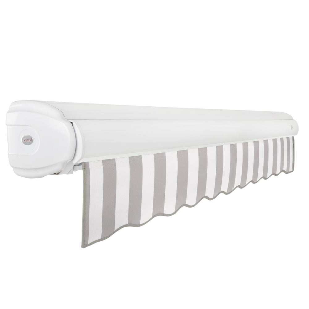[10x10FT] AWNTECH Key West Premium Manual Outdoor Retractable Awning (FCM10-SBY) (SAK57132)-SAKSBY
