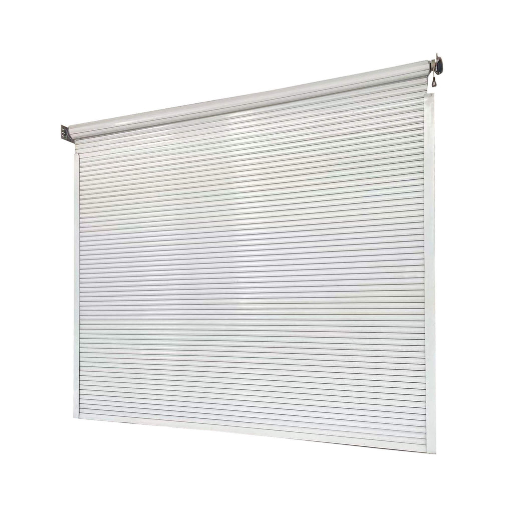 [10X12FT] Heavty-Duty Pre-Lubricated Electric Roller Shutter Lifting Door (SAK46751) - Saksby Wholesale - Front Side VIew