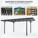 [10X16FT] Heavy Duty Outdoor Driveway Pergola With Aluminum Alloy Frame And Polycarbonate Panels (SAK47395) - Saksby Wholesale - Places View