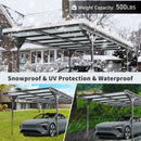 [10X16FT] Heavy Duty Outdoor Driveway Pergola With Aluminum Alloy Frame And Polycarbonate Panels (SAK47395) - Saksby Wholesale - Weight Capacity View