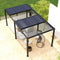 [10X19FT] Premium Powder-Coated Aluminum Pergola With Adjustable Louvers (SAK78345) - Saksby Wholesale - Lifestyle