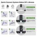 [10X28FT] Heavy-Duty Outdoor Aluminum Polycarbonate Greenhouse With Roof Vents And Swing Doors, 4MM (SAK24618) - Saksby Wholesale - Quick Connect System
