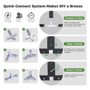 [10X32FT] Heavy-Duty Outdoor Aluminum Polycarbonate Greenhouse With Roof Vents And Swing Doors, 4MM (SAK10483) - Saksby Wholesale - Quick Connect System