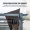 [11X20FT] Premium Outdoor Retractable Aluminum Pergola Gazebo With Weather-Resistant Canopy (SAK54612) - Saksby Wholesale - Canopy Features
