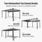[11X20FT] Premium Outdoor Retractable Aluminum Pergola Gazebo With Weather-Resistant Canopy (SAK54612) - Saksby Wholesale - Multiple Modes