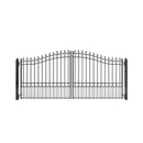 [12-18FT] Aleko London Powder Coated Galvanized Steel Dual Swing Driveway Gate [DGLOND-AP] (SAK48520) - Saksby Wholesale - Design Details