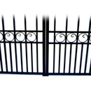 [12-18FT] Aleko Paris Style Steel Premium Dual Swing Driveway Gate [DGPARD-AP] (SAK97031) - Saksby Wholesale - Middle Part View