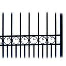 [12-18FT] Aleko Paris Style Steel Premium Dual Swing Driveway Gate [DGPARD-AP] (SAK97031) - Saksby Wholesale - Paris Style Design