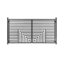 [12-18FT] Florence Powder Coated Galvanized Steel Dual Swing Driveway Gate [DGFLORD-AP] (SAK48168) - Saksby Wholesale - Design Details