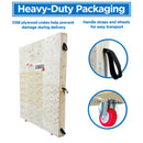 [12-18FT] Florence Powder Coated Galvanized Steel Dual Swing Driveway Gate [DGFLORD-AP] (SAK48168) - Saksby Wholesale - Packaging Details