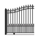 [12-18FT] St. Louis Style Steel Sliding Driveway Gate [DGSPTSSL-AP] (SAK64978) - Saksby Wholesale - Design View