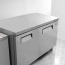 12.9 Cu.Ft 2-Door 48-Inch Commercial Stainless Steel Worktop Undercounter Refrigerator (SAK26049) - Saksby Wholesale - Right View