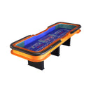 12FT Deluxe Casino Craps Game Table With Full Drink Rail (SAK68021) - Saksby Wholesale - Front Side View