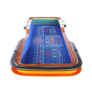 12FT Deluxe Casino Craps Game Table With Full Drink Rail (SAK68021) - Saksby Wholesale - Top View