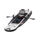 12FT Premium Lightweight Inflatable Fishing Kayak With Pedal System (SAK15079) - Saksby Wholesale - Front Right View On White Background