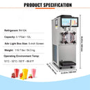 12L Commercial Single Tank Stainless Steel Slushy Machine With Touchscreen (SAK35871) - Saksby Wholesale - Specifications