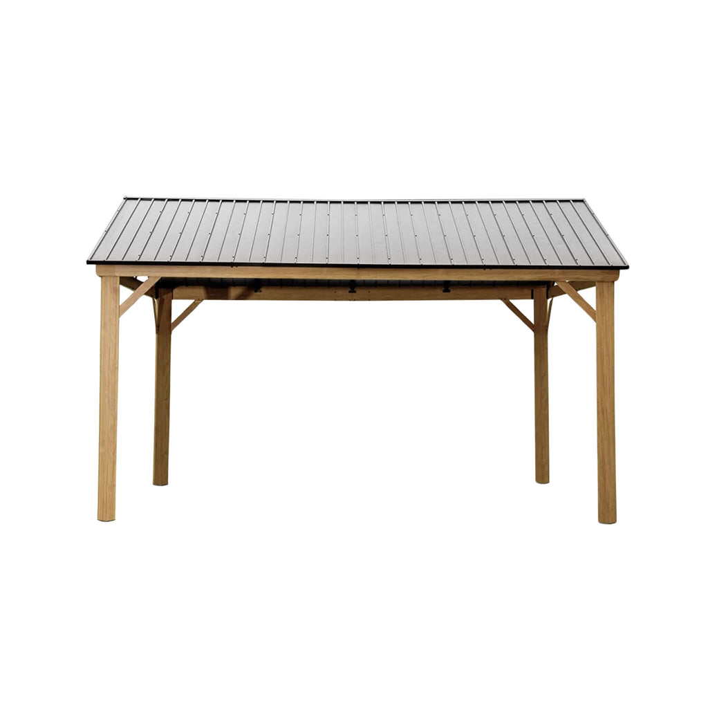 [12X14FT] Alora Hardtop All-Weather Outdoor Gazebo With Galvanized Steel Roof (SAK83261)
