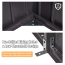 [12X20FT] Extra Large Outdoor Heavy Duty Metal Garage Shed With Lockable Doors (SAK14093) - Saksby Wholesale - Features View