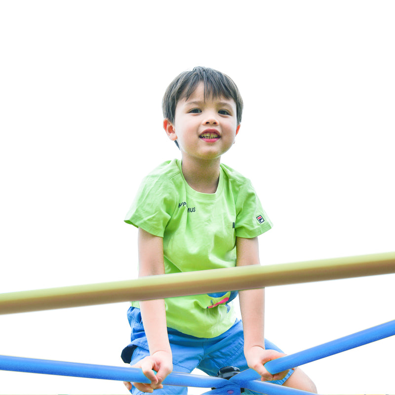 13FT Kids Climbing Jungle Gym Geometric Playground Dome Tower, 1000 LBS (SAK83512) - Saksby Wholesale - Kid