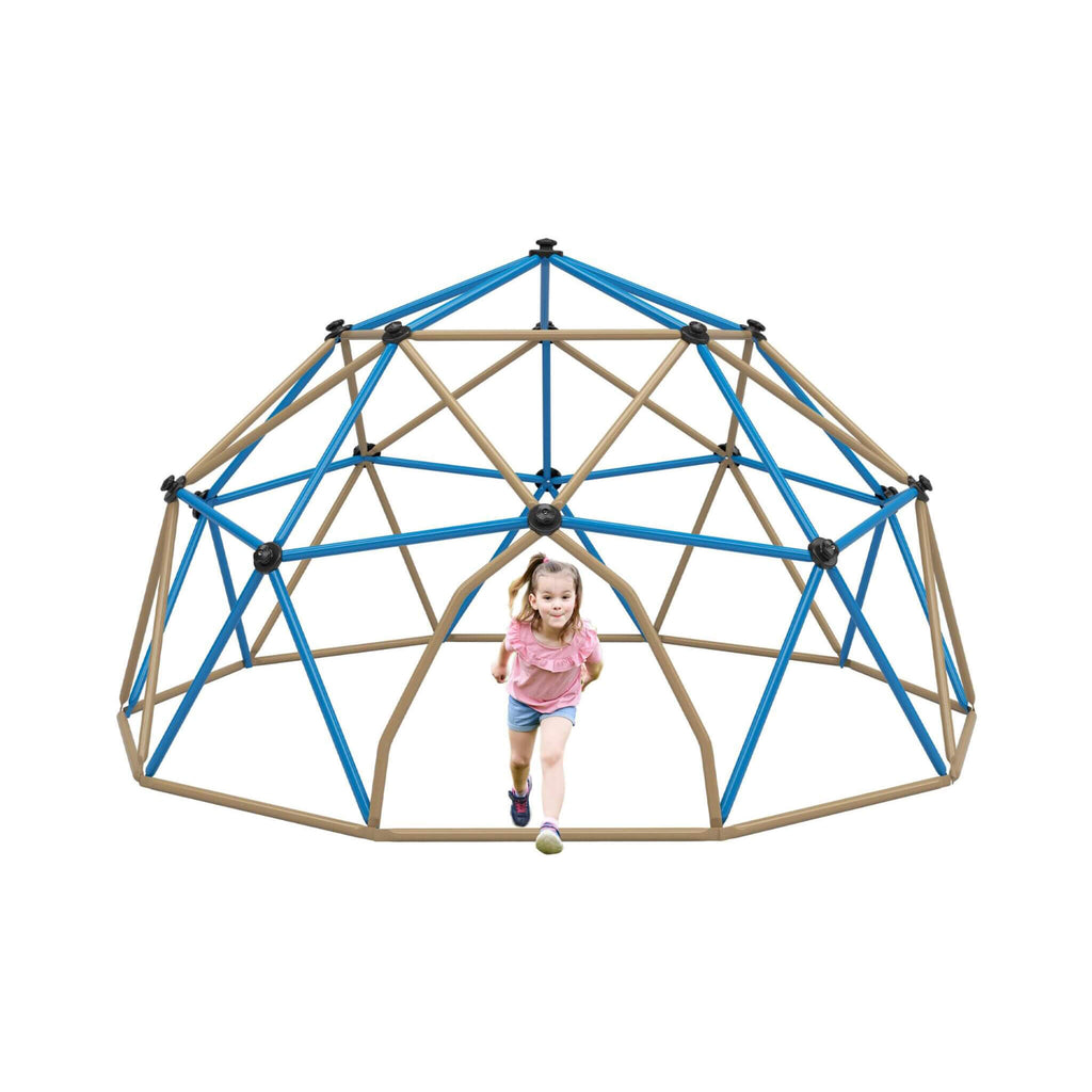 13FT Kids Climbing Jungle Gym Geometric Playground Dome Tower, 1000 LBS (SAK83512) - Saksby Wholesale - White Background