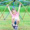13FT Kids Climbing Jungle Gym Geometric Playground Dome Tower, 1000 LBS (SAK83512) - Saksby Wholesale - Hanging Kid