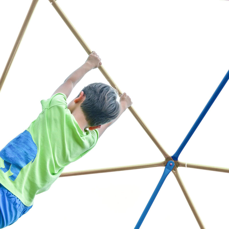 13FT Kids Climbing Jungle Gym Geometric Playground Dome Tower, 1000 LBS (SAK83512) - Saksby Wholesale - Hanging