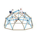 13FT Kids Climbing Jungle Gym Geometric Playground Dome Tower, 1000 LBS (SAK83512) - Saksby Wholesale - Kids Playing White Background