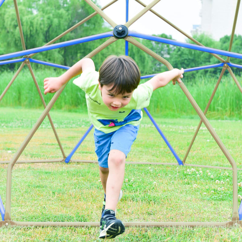 13FT Kids Climbing Jungle Gym Geometric Playground Dome Tower, 1000 LBS (SAK83512) - Saksby Wholesale - Outdoor With Kid Playing