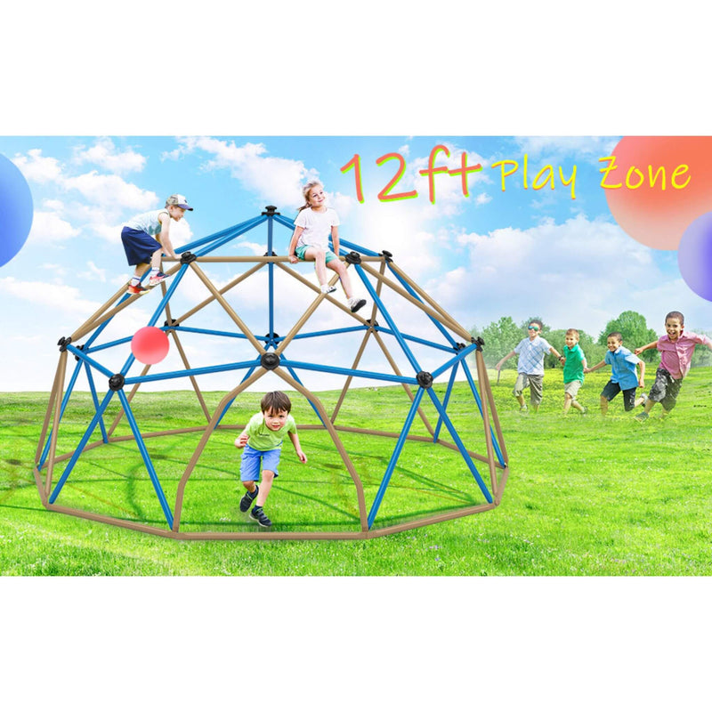 13FT Kids Climbing Jungle Gym Geometric Playground Dome Tower, 1000 LBS (SAK83512) - Saksby Wholesale - Play Zone