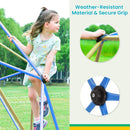 13FT Kids Climbing Jungle Gym Geometric Playground Dome Tower, 1000 LBS (SAK83512) - Saksby Wholesale - Secure Grip